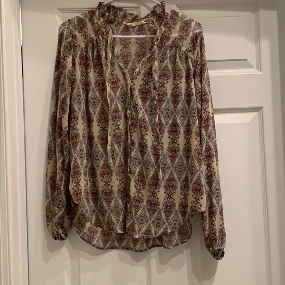 Long sleeve blouse